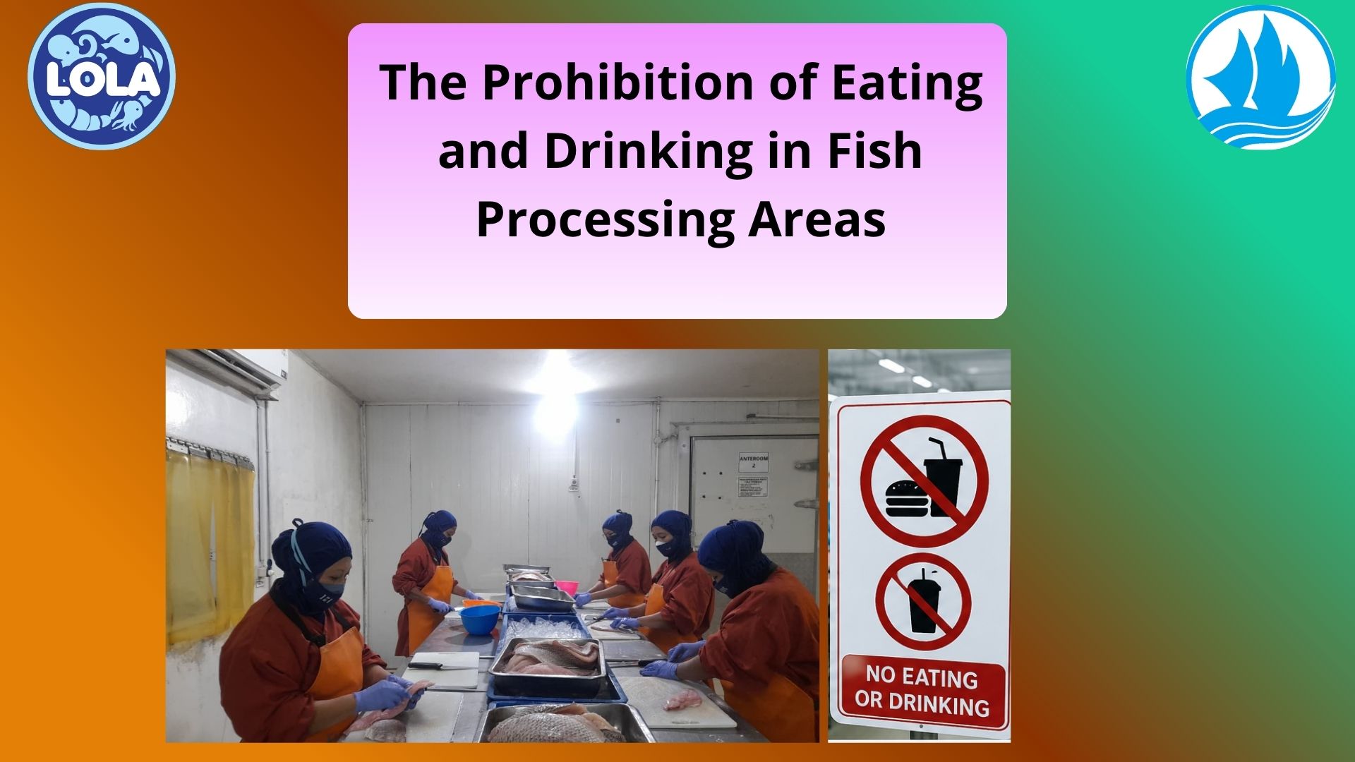  The Prohibition of Eating and Drinking in Fish Processing Areas